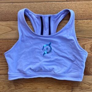 Peloton - Women’s Light Purple Racer Back Sports Bra - Medium
